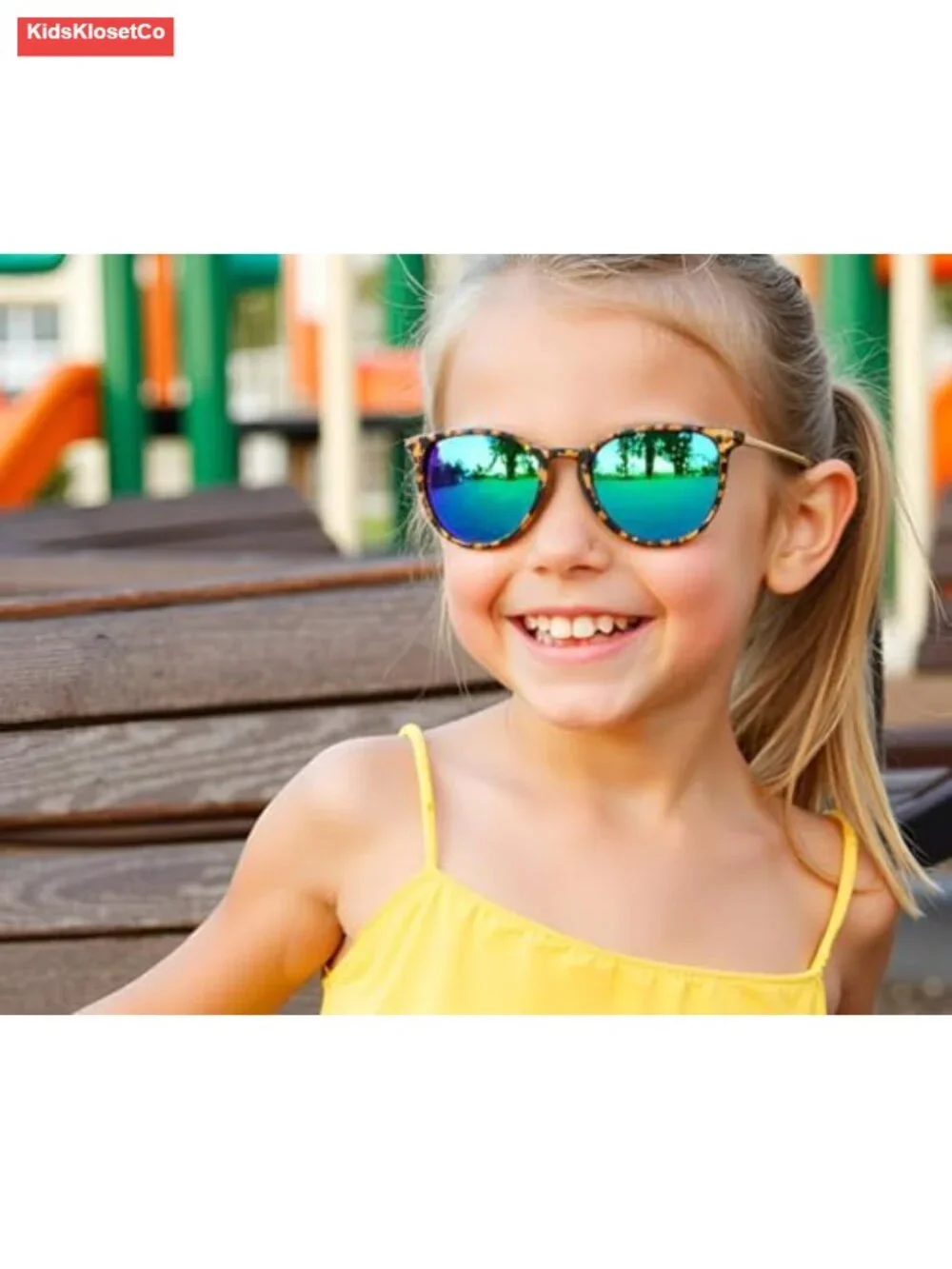 Polarized Kids Sunglasses, 100% UV Protection, TR90 Frame